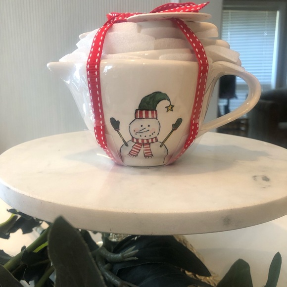 New Rae Dunn Snowman Measuring Cups - Picture 6 of 6